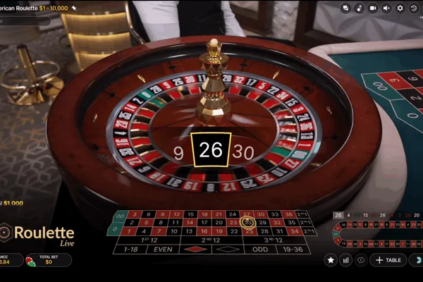 European Single Zero Roulette Wheel and Table Layout at 100JILI
